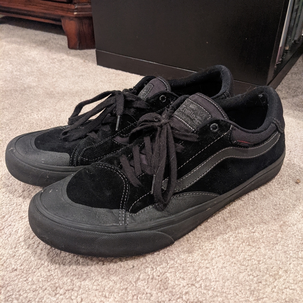 Vans TNT Advanced Prototype Black Skate Shoes